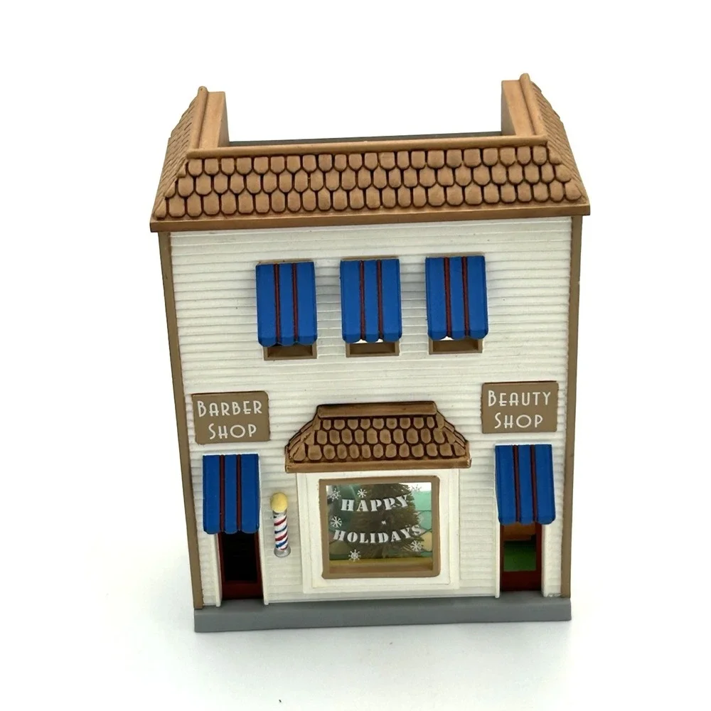 Hallmark Keepsake Ornaments Nostalgic Houses Shops Lot of 4 Vintage